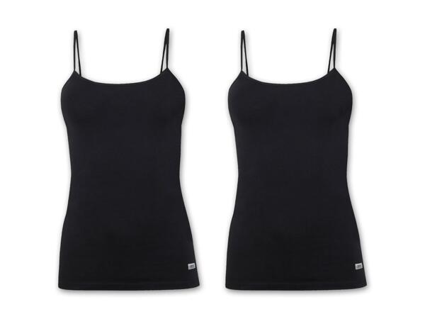 Damen Bustier/​Spaghettitop, 2 Stück