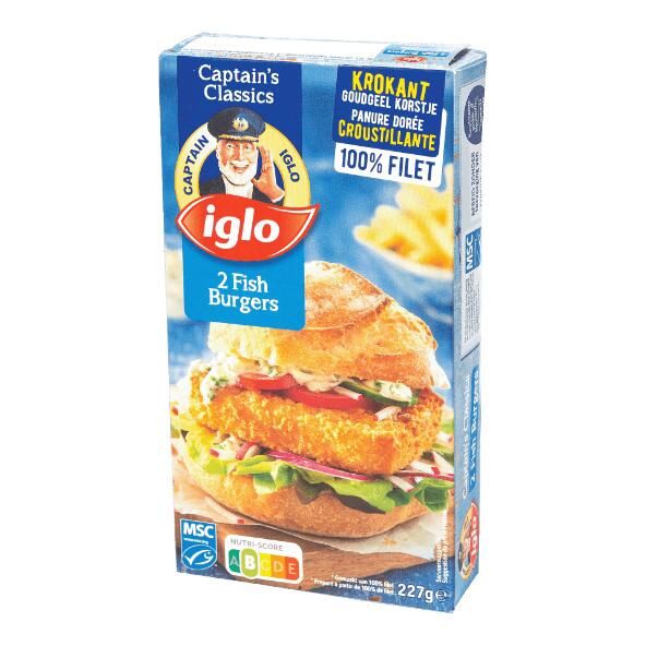 IGLO(R) 				Fish burgers, 2 st.