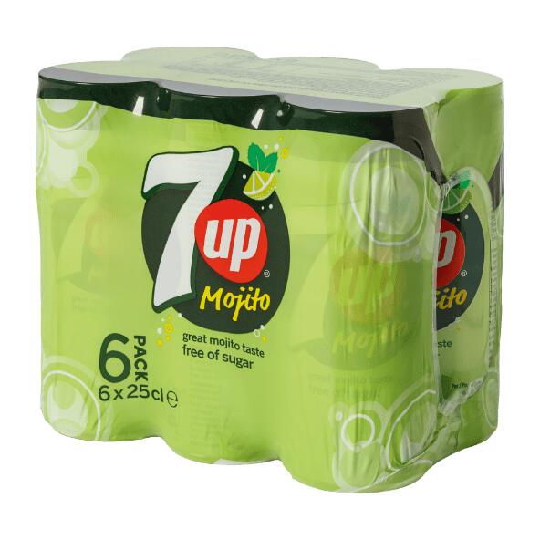 7Up mojitolimonade, 6 st.