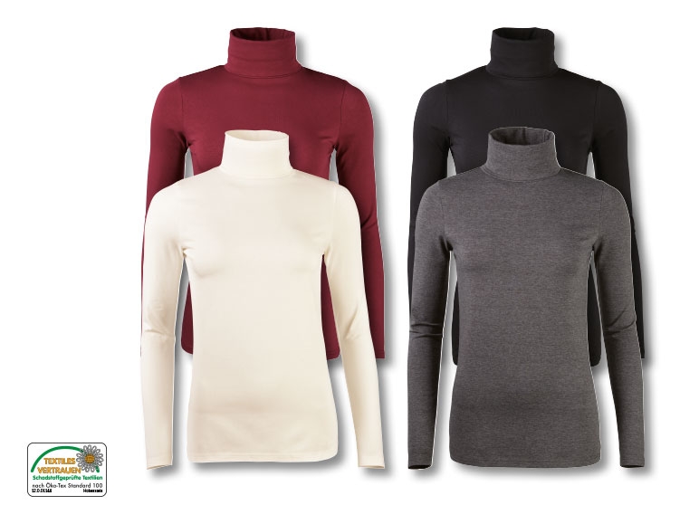 Rollkragenshirts, 2er