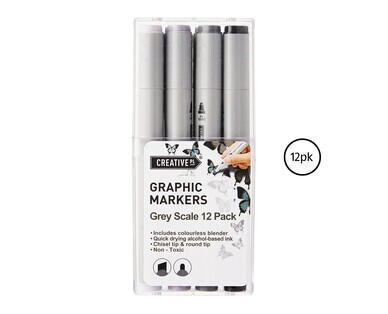 Graphic Markers 12pk