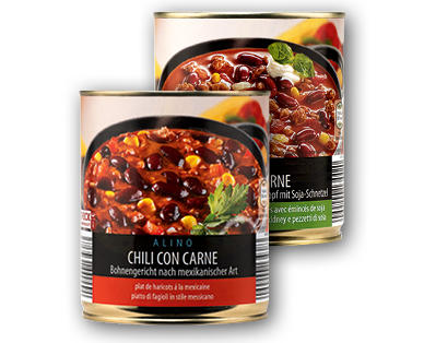 ALINO Chili con/senza carne