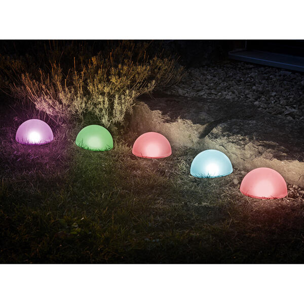 LED-Solar Gartenstecker 5er
