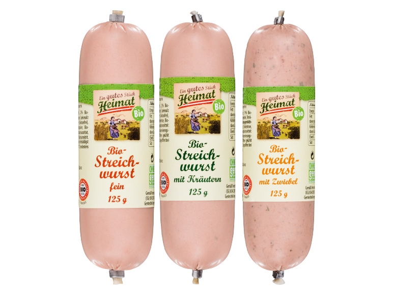EIN GUTES STÜCK HEIMAT Bio-Streichwurst