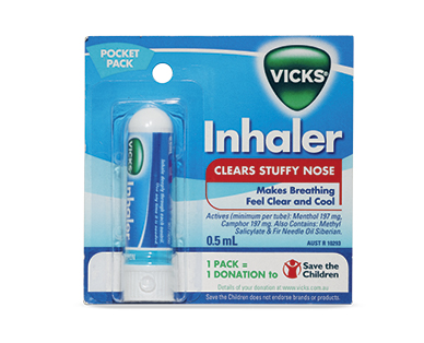 VICKS INHALER POCKET PACK 0.5ML - Aldi - Australia - Specials archive