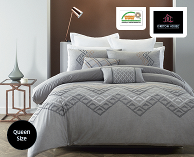 5 Piece Bedding Collection Queen Size - Trellis