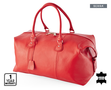 LADIES AND MEN'S LEATHER OVERNIGHT BAG