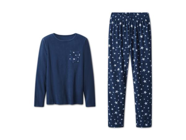 Damen/Herren Fleece-Pyjama