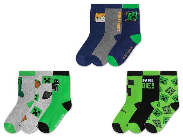 Kinder Socken, 3 Paar