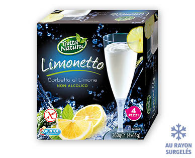 Sorbet dans un gobelet