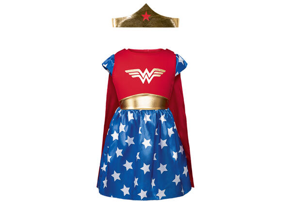 Girls' Carnival Costume "Batgirl, Supergirl, Wonder Woman"