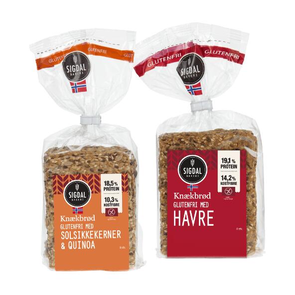 Glutenfri knækbrød