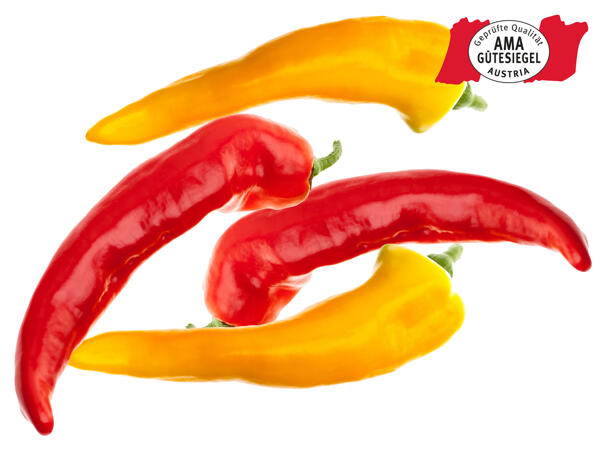 Spitzpaprika Mix aus dem Burgenland