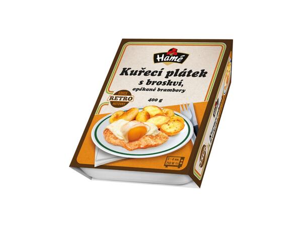 KUŘECÍ PLÁTEK S BROSKVÍ