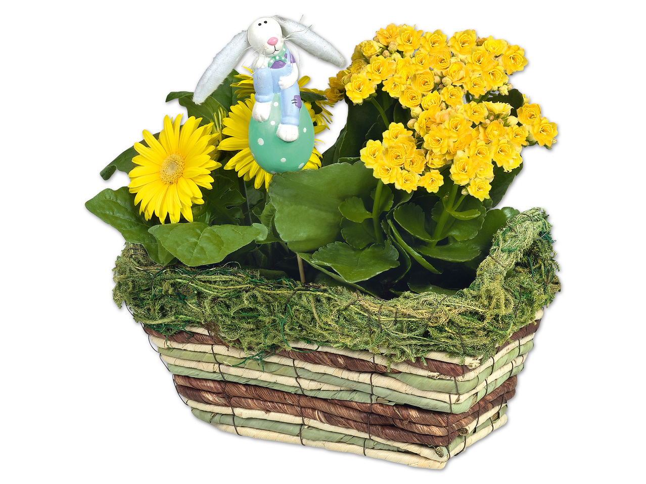 Osterkorb mit Hasenstecker