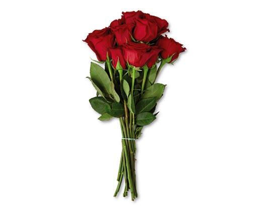 Valentine's Day 12-Stem Rose Bouquet Assorted Colors