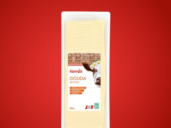 Gouda in Scheiben