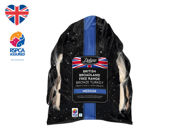 Deluxe Broadland Free Range Bronze British Turkey Medium