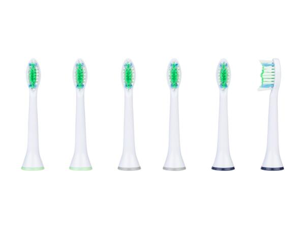 Têtes de brosse à dents de rechange, lot de 6