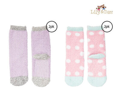 Children's Bed Socks 2pk