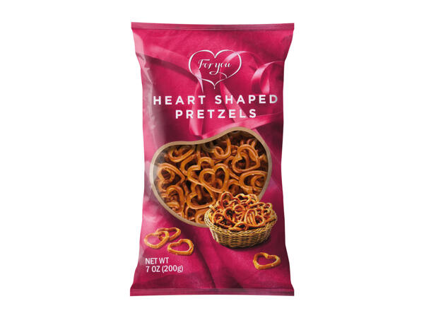For You Heart Shaped Pretzels