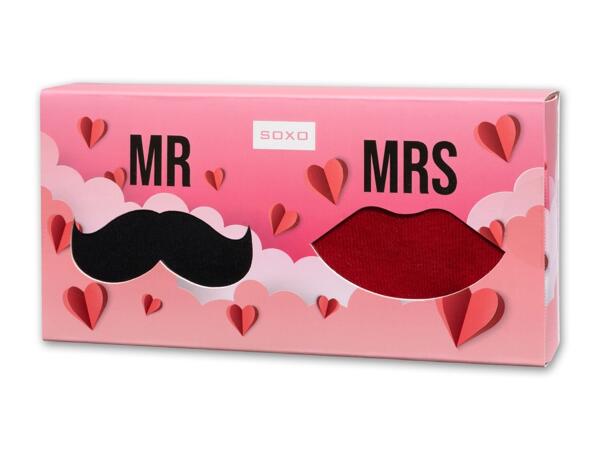Socken Geschenkbox, 2 Paar