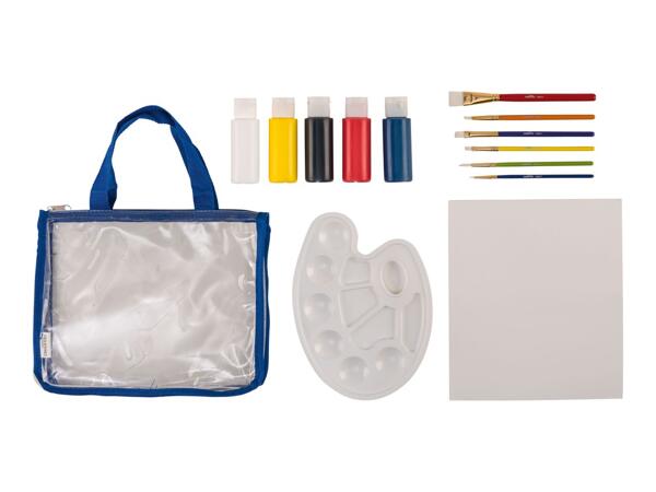 Crelando Kids' Painting Set - Complete Set With Creative Effect Brushes