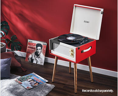 Vintage Turntable with Legs