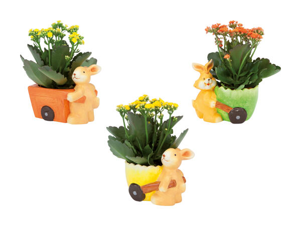 Lapin de Pâques en céramique