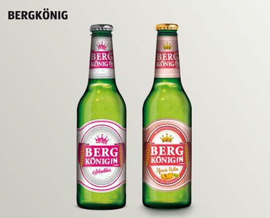 BERGKÖNIG Schankbier/Pfirsichradler