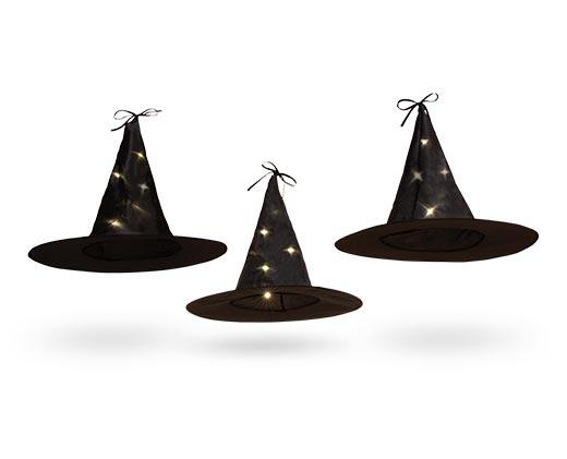 Huntington Home LED Floating Witch Hats