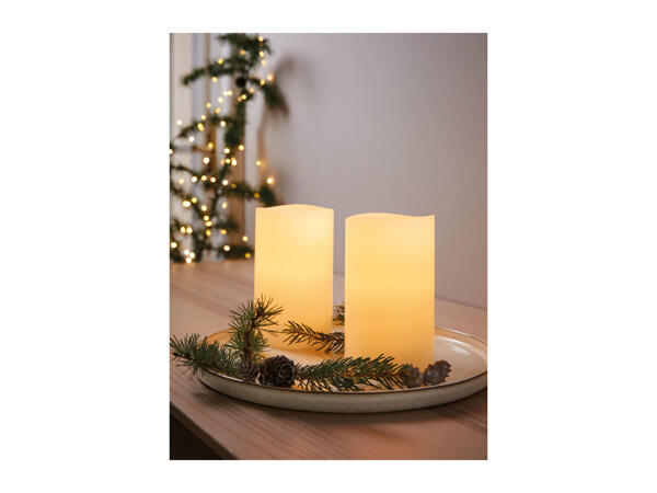 Livarno Home Real Wax LED Candles