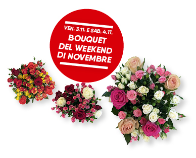 Bouquet del weekend di Novembre