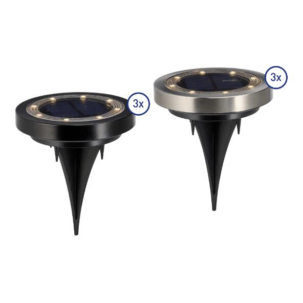 CASALUX(R) 				Éclairage de chemin à énergie solaire, 3 pcs