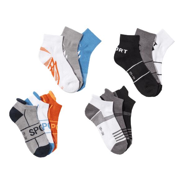 CRANE(R) 				Chaussettes de sport, 3 paires