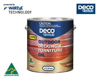 Outdoor Decking and Furniture Oil 4L