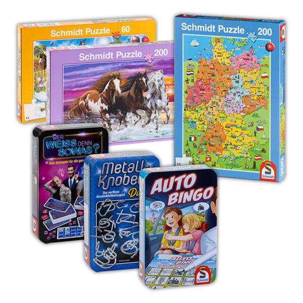 "Bring-mich-mit"-Spiel / Kinder-Puzzle