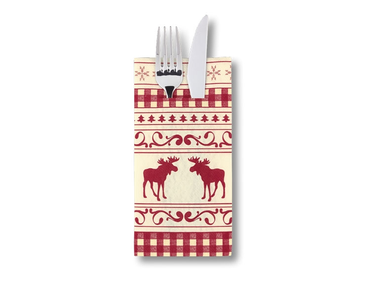 Serviettes en papier, lot de 12