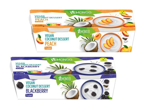Veganes Kokosdessert