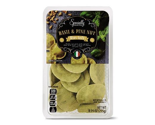 Specially Selected 
 Pine Nut or Goat Cheese Ravioli