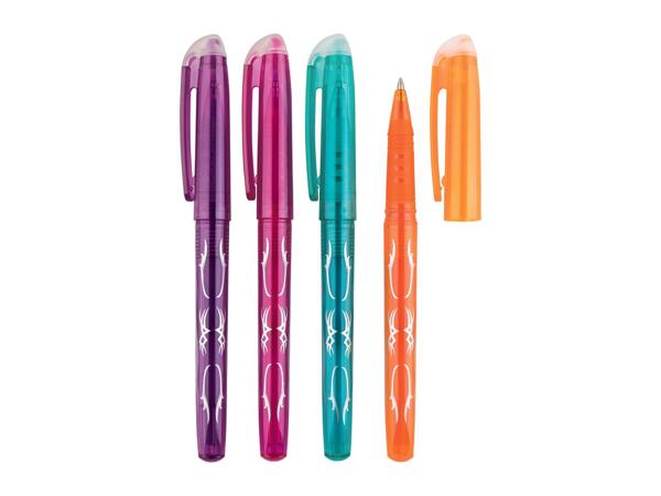 United Office Erasable Rollerball Pen - 4 pack