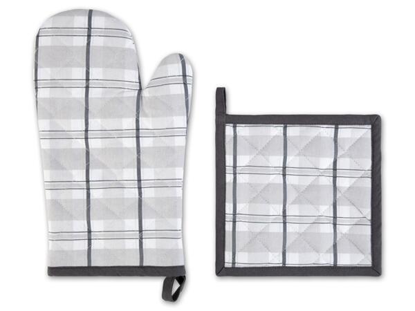 Ofenhandschuh/​Topflappen-Set