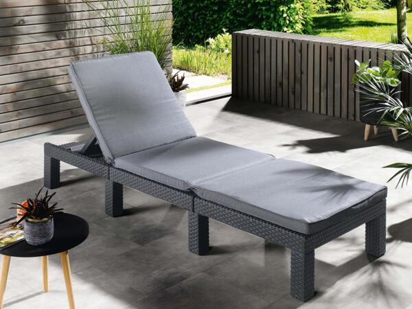 Wicker Sun Lounger
