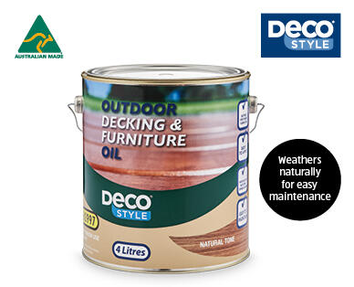 Outdoor Decking and Furniture Oil 4L