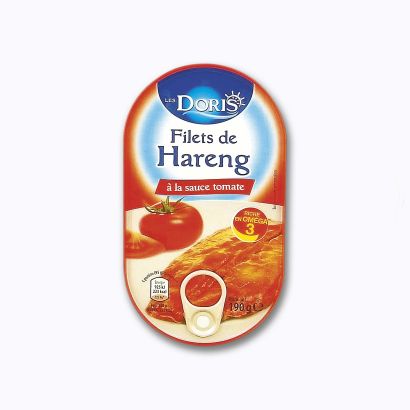 Filets de hareng à la sauce tomate