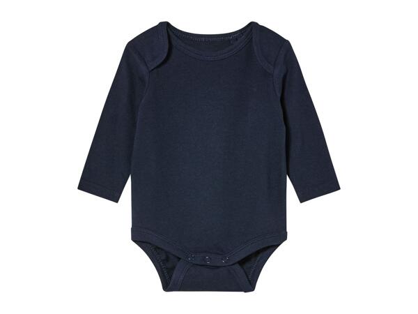 Lupilu Baby Long-Sleeve Bodysuits - 3 Pack