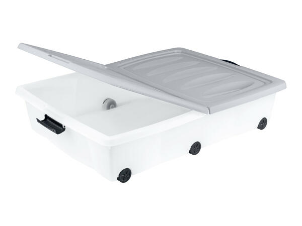 Livarno Home 52L Underbed Storage Box with Wheels