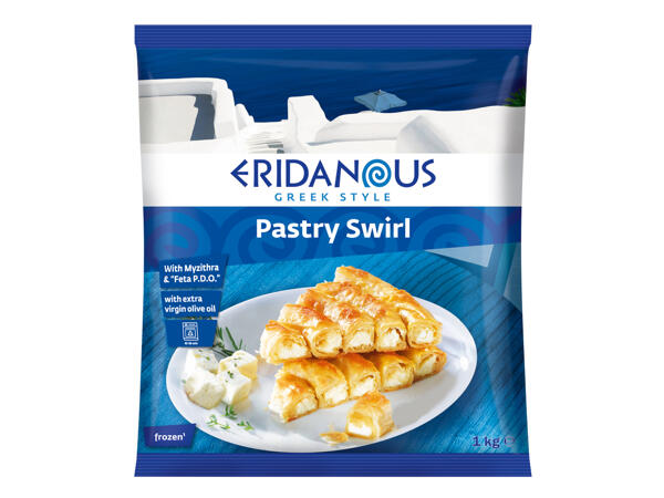 Phyllo Pastry Swirls with a Cheese Filling