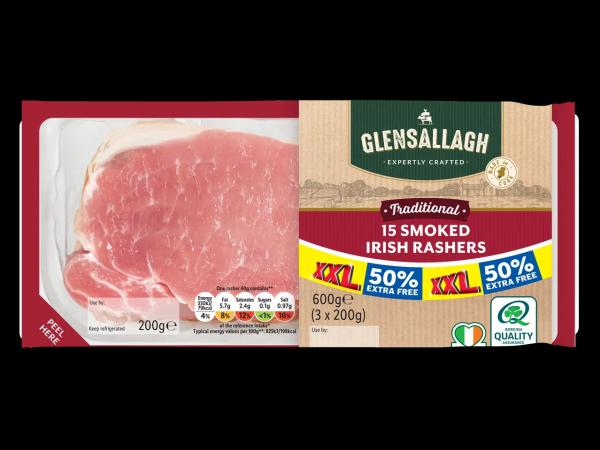 XXL Smoked Irish Rashers