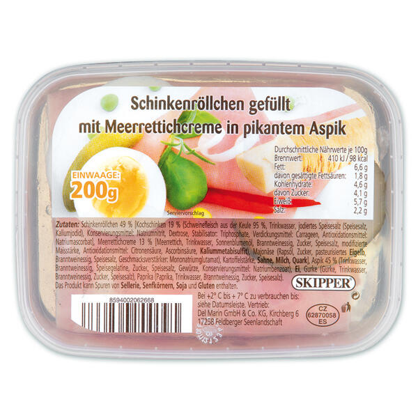 Schinkenröllchen